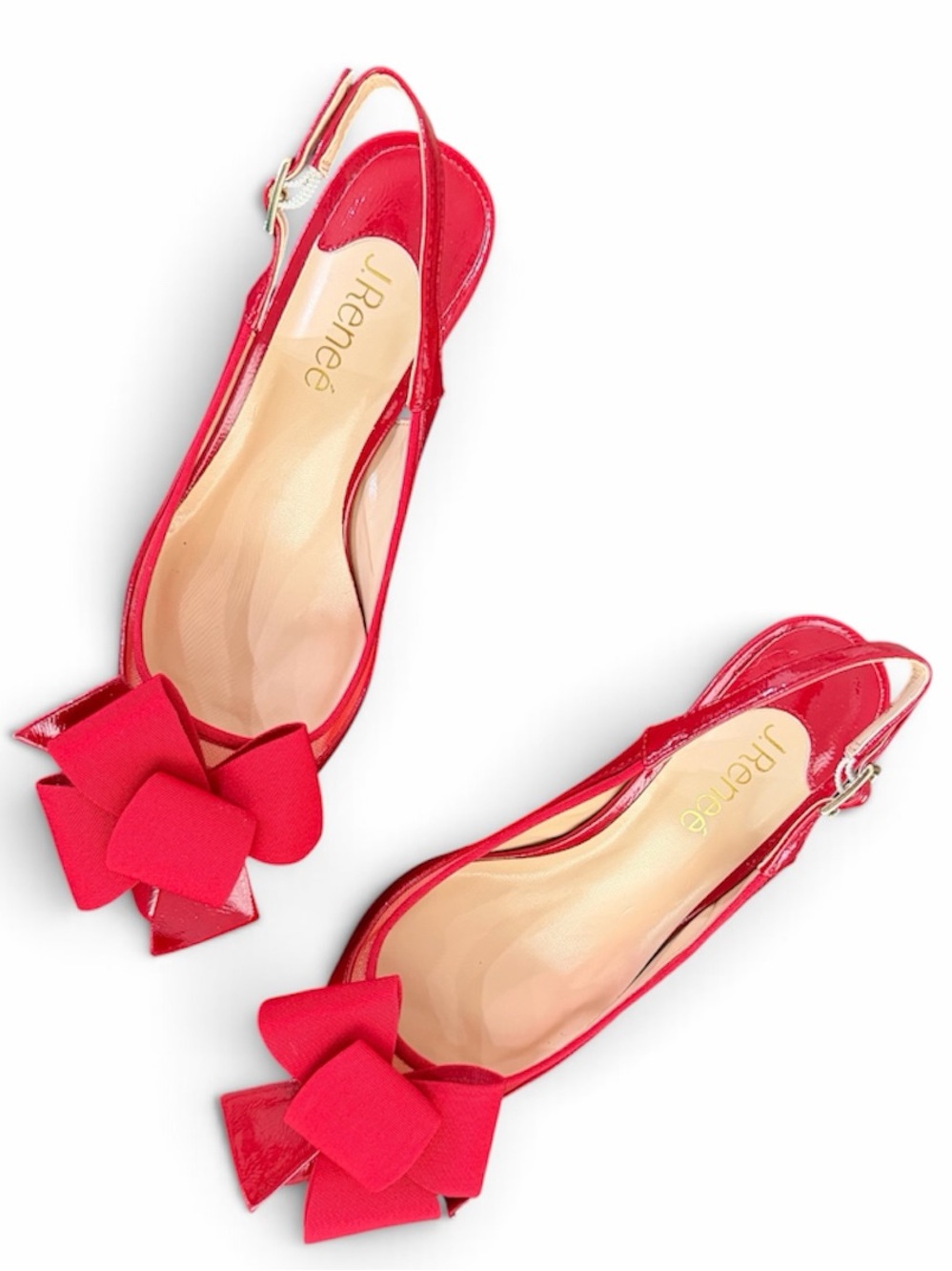 J. Renee Garbi Red Slingback Heels ❤️